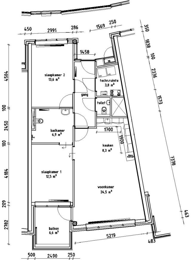 apartments for rent on Landbouwstraat 94